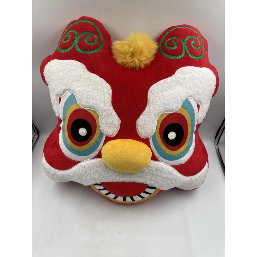 NWT Brentwood Originals Lunar New Year Lion Dance Cushion